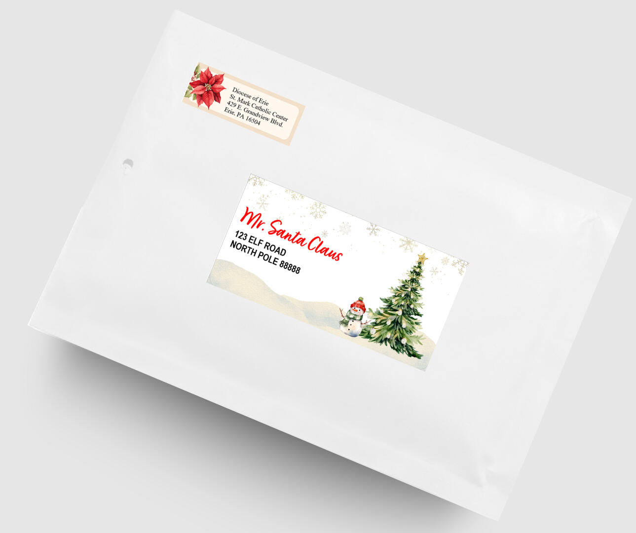 Return & Shipping Labels (example address)